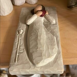 Vintage 2002 Willow tree wall decor “ From the heart “